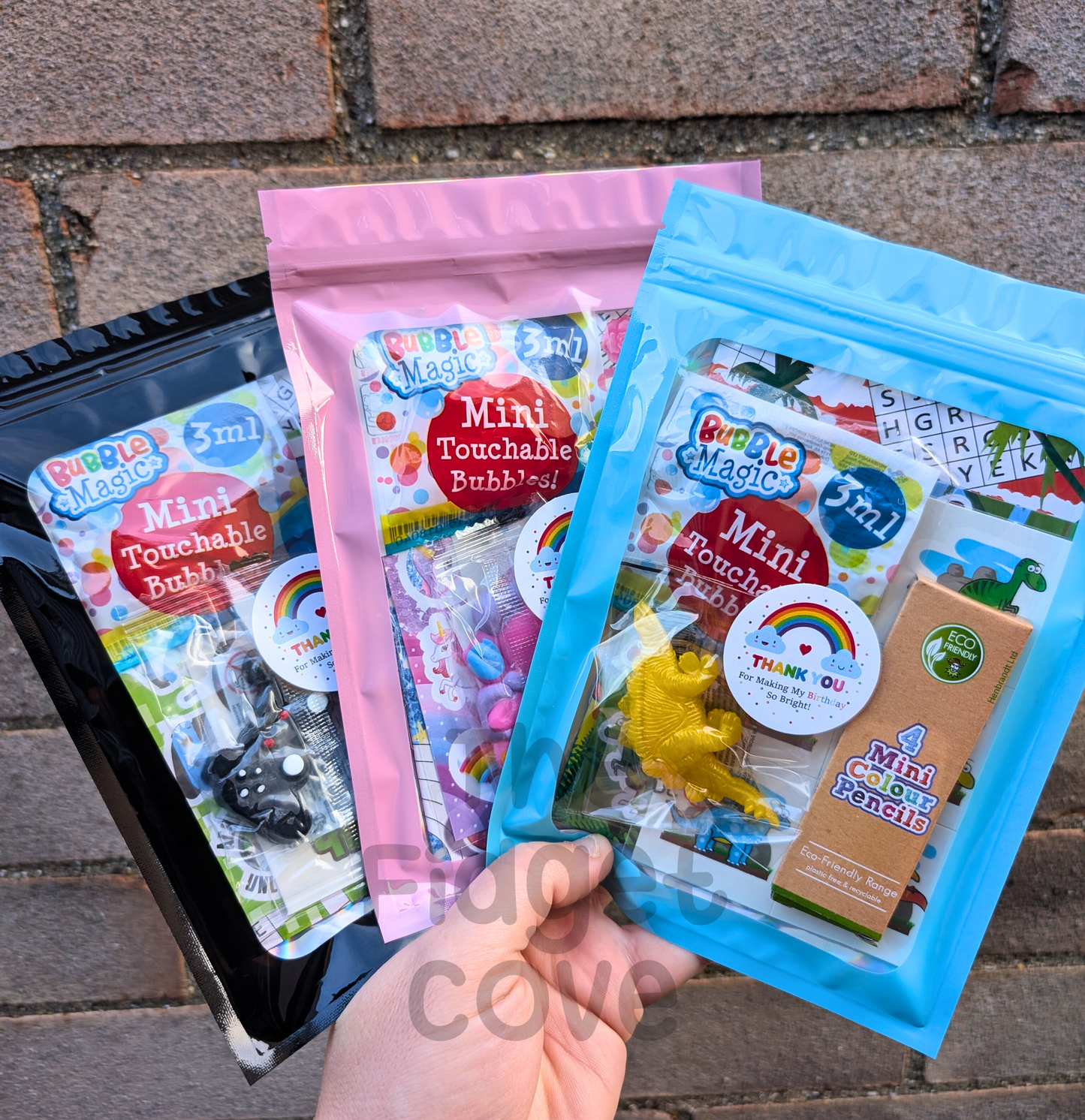 Filled Party Bags for Boys and Girls - Resealable - Super Cute
