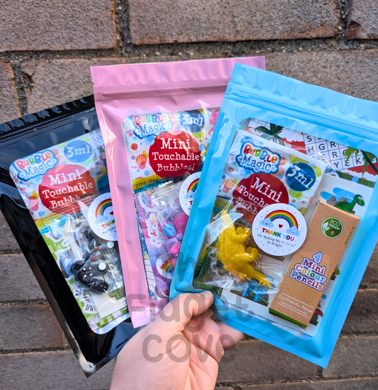 Filled Party Bags for Boys and Girls - Resealable - Super Cute