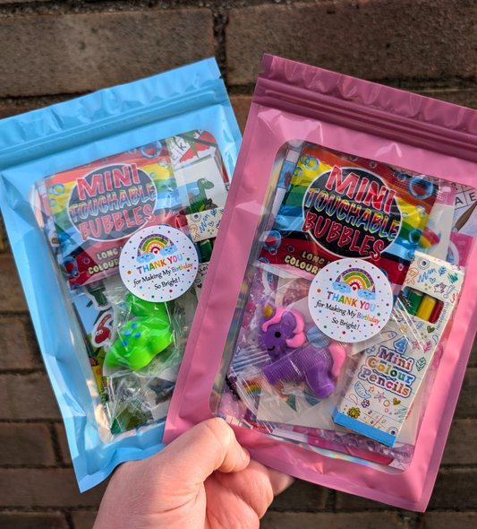 Filled Party Bags for Boys and Girls - Resealable - Super Cute